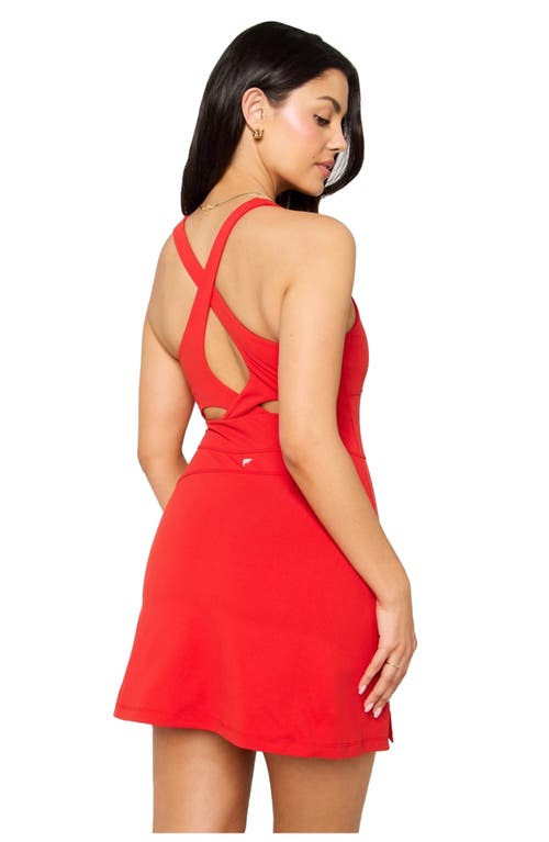 Fabletics Define Performance Dress Classic Mini In Red