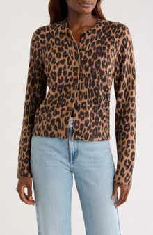 Rails Millie Leopard Print Cardigan