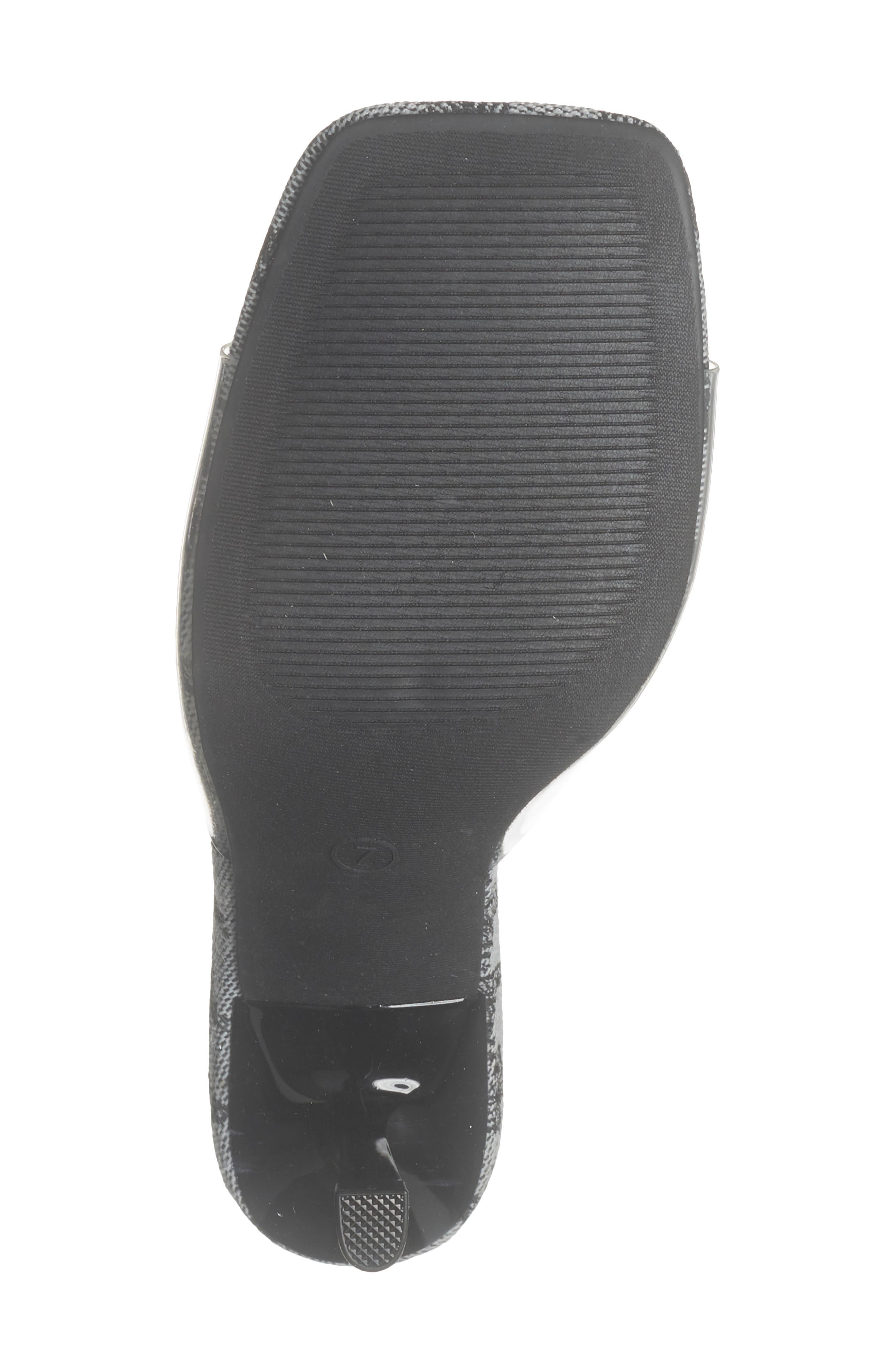 Birkin Slide Sandal, Alternate, color, BLACK/ WHITE