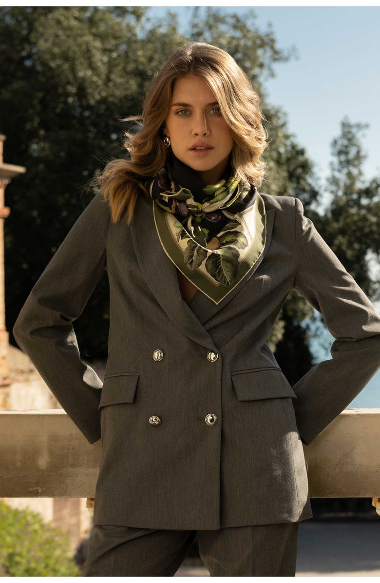 Elizabetta Tessa - Silk Foulard for Women, Alternate, color, Black