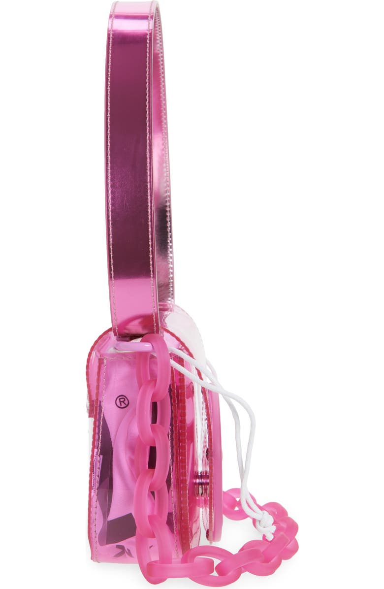 DIESEL<sup>®</sup> 1DR Logo Clear Shoulder Bag, Alternate, color, Pink