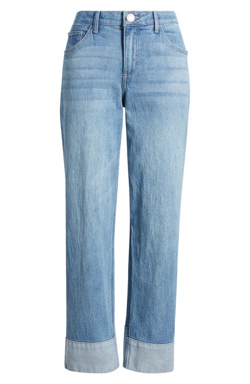 Wit & Wisdom Round Up High Waist Cuffed Boyfriend Jeans
