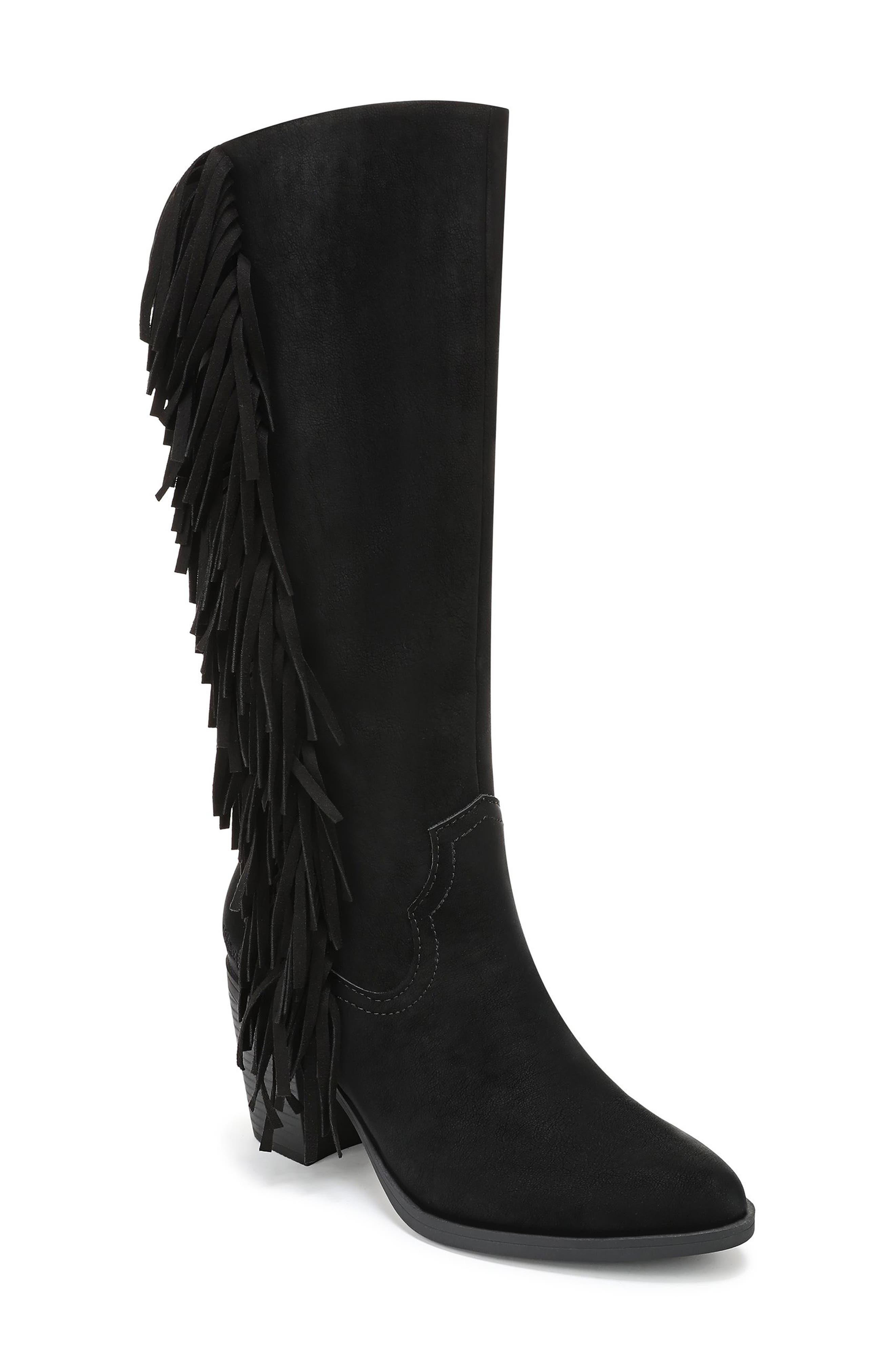 Blowfish Malibu Criss 2 Fringe Knee High Boot, Main, color, 