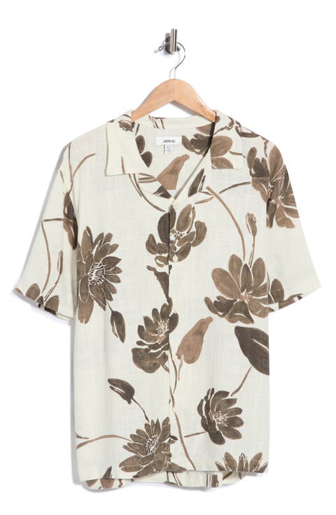 Watercolor Camp Shirt