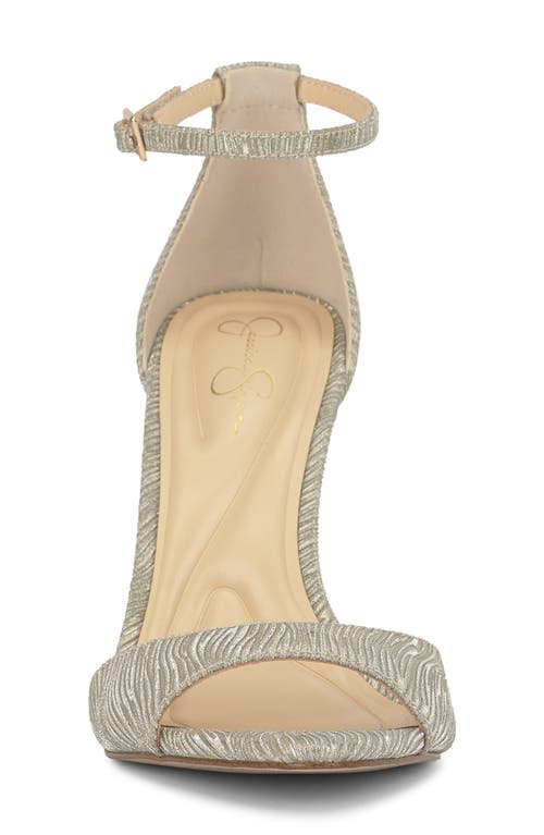Jessica Simpson Nelira Ankle Strap Sandal In Silver