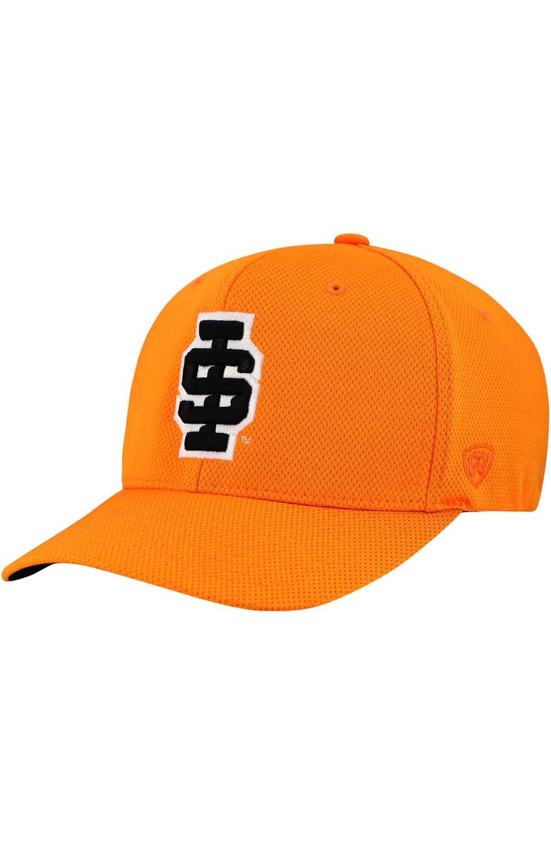 TOP OF THE WORLD Men's Top of the World Orange Idaho State Bengals Reflex Performance Flex Hat, Alternate, color, Orange