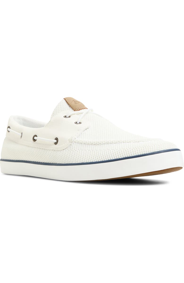 Sperry Bahama II Boat Shoe, Main, color, White