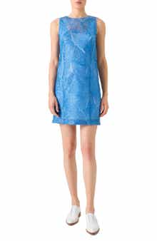 Sea Fan Lace Sheath Dress