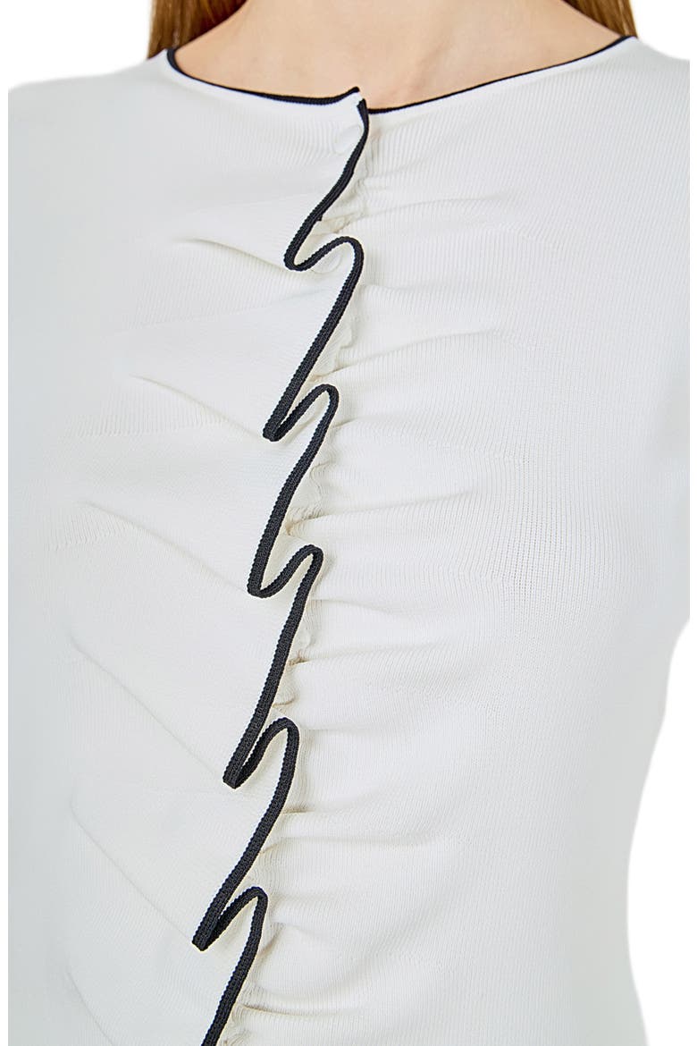 Ruffle Knit Top, Alternate, color, IVORY