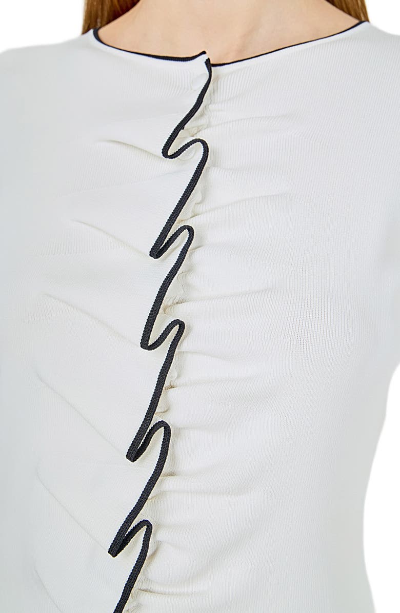 Endless Rose Ruffle Knit Top, Alternate, color, Ivory