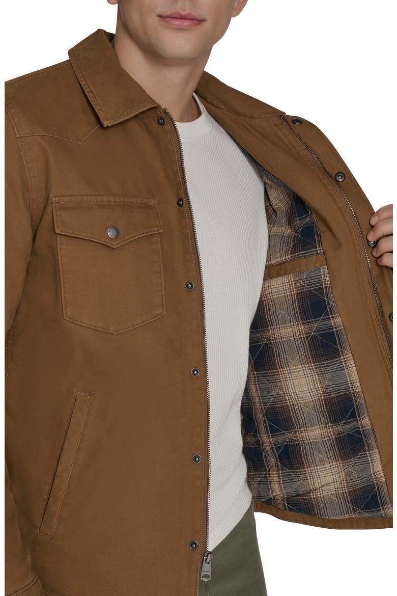 Western Shirt Jacket, Alternate, color, BROWN