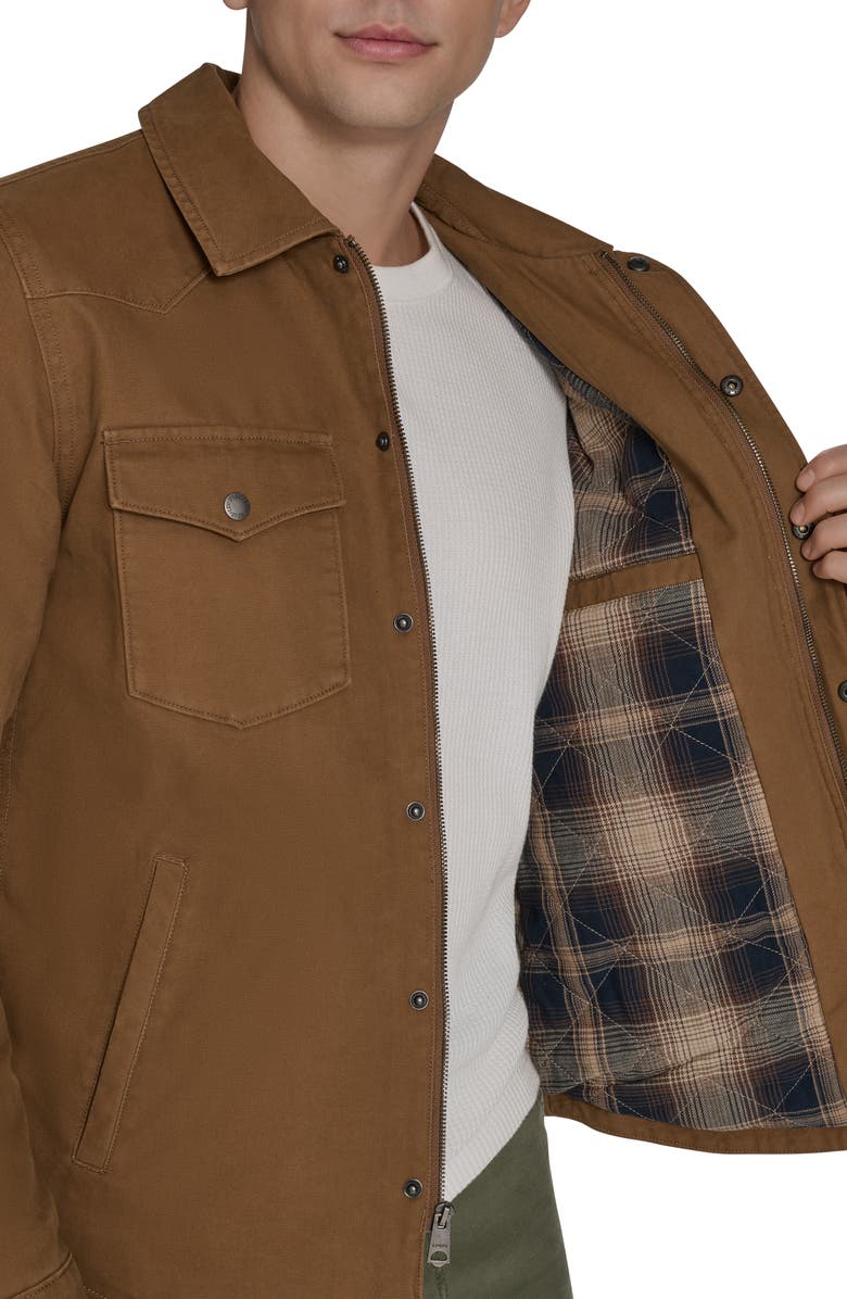 Levi's Western Shirt Jacket, Alternate, color, Brown