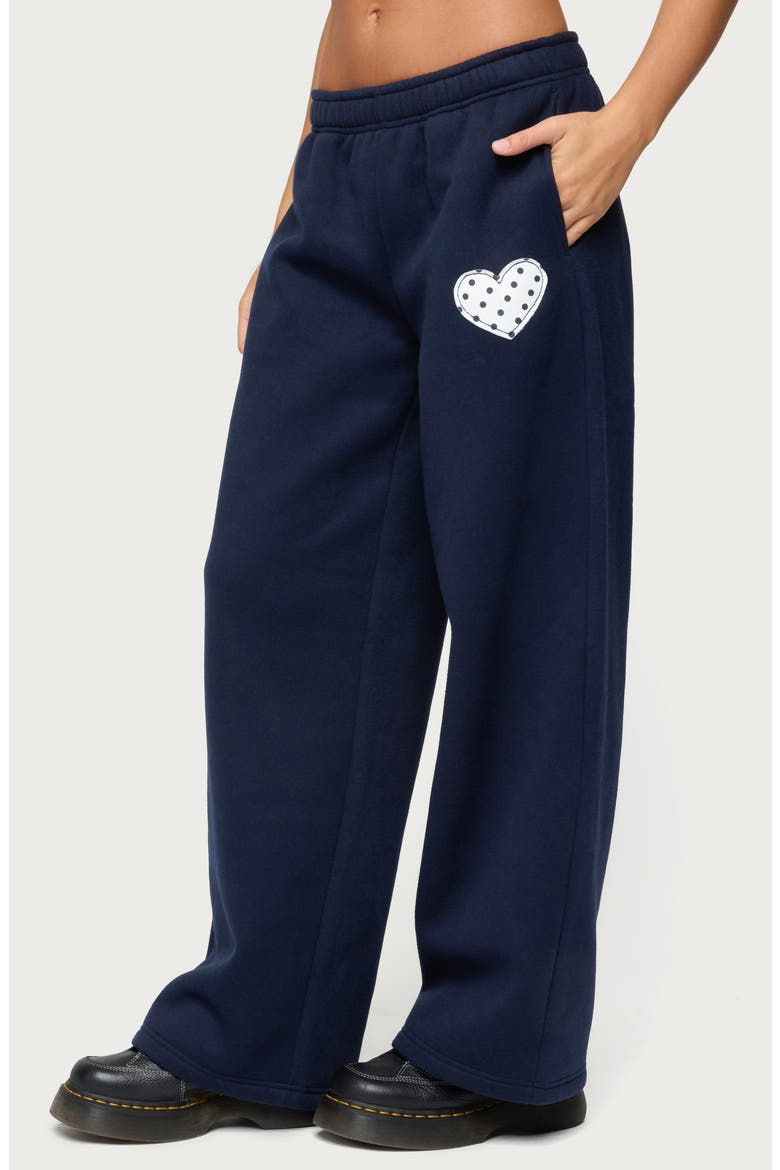 I Heart London Sweatpants, Alternate, color, NAVY