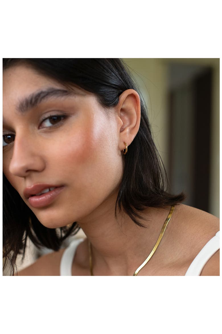 Extra Small Essential Earrings, Alternate, color, GOLD