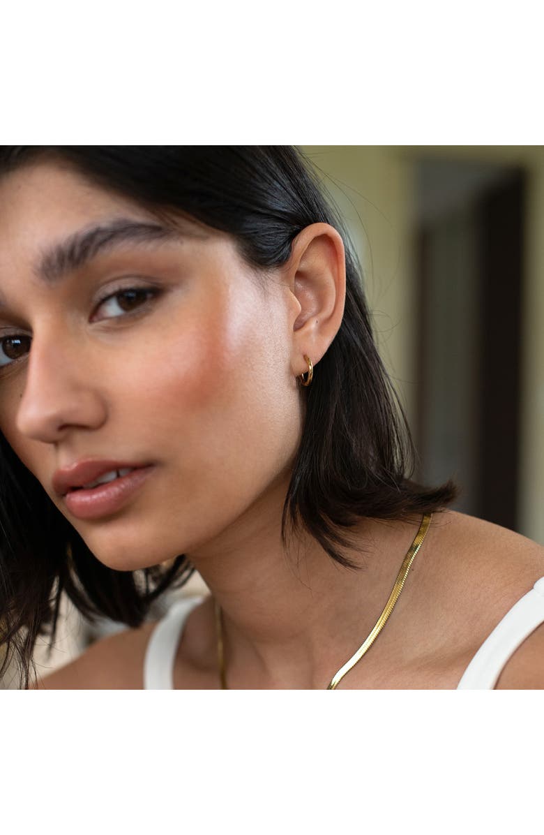 D.LOUISE Extra Small Essential Earrings, Alternate, color, Gold