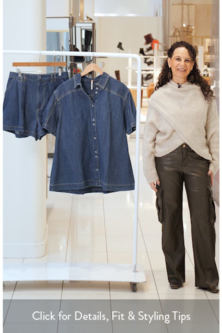 Griselda Denim Shirt & Shorts Set video
