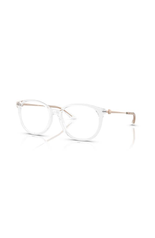 Armani Exchange 54mm Cat Eye Optical Glasses In Brown