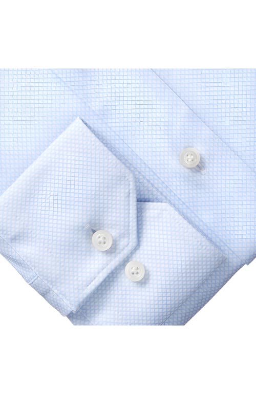 Emanuel Berg 4flex Stretch Modern Fit Geometric Print Knit Dress Shirt