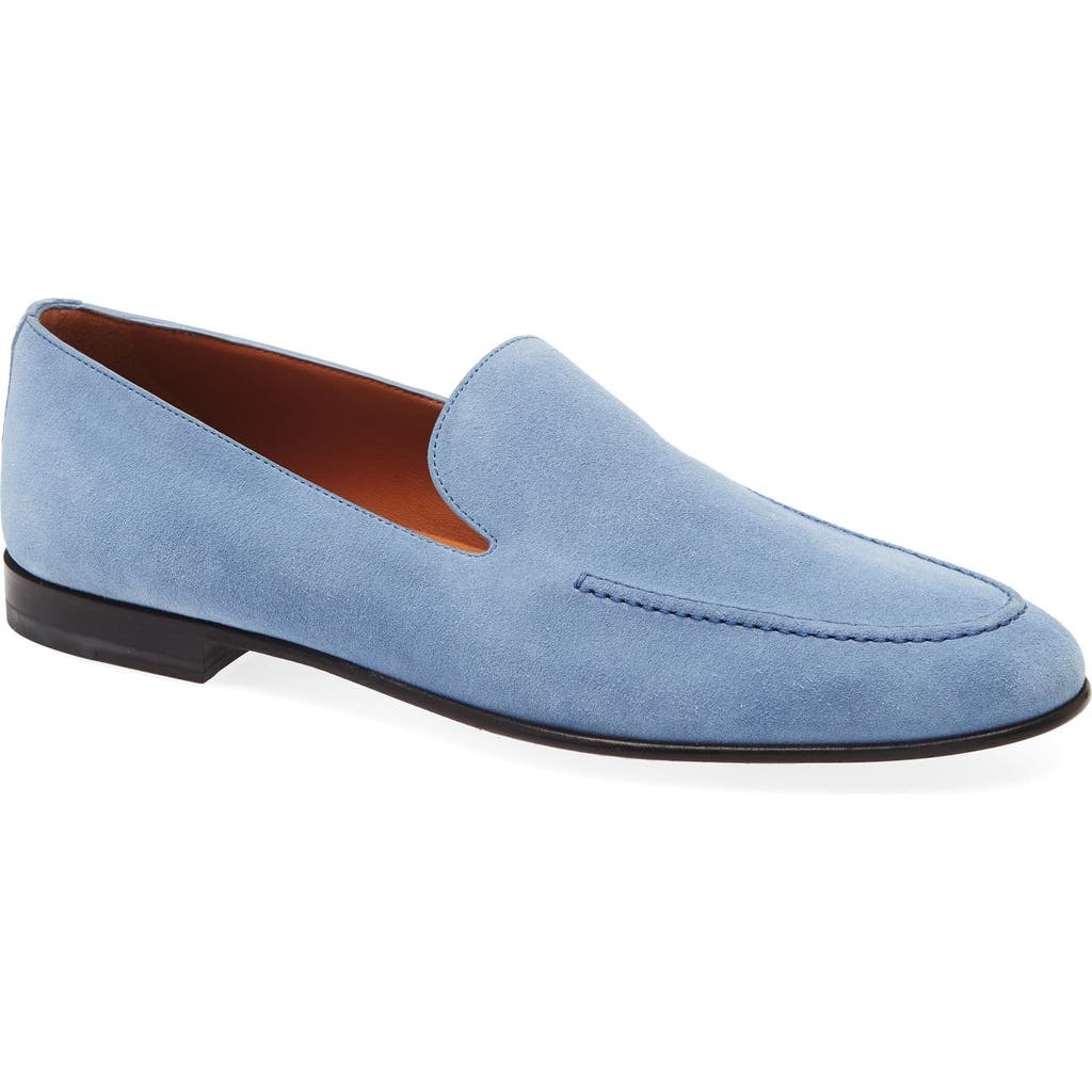 Dolce & Gabbana Suede Slip-on Loafers In Blue