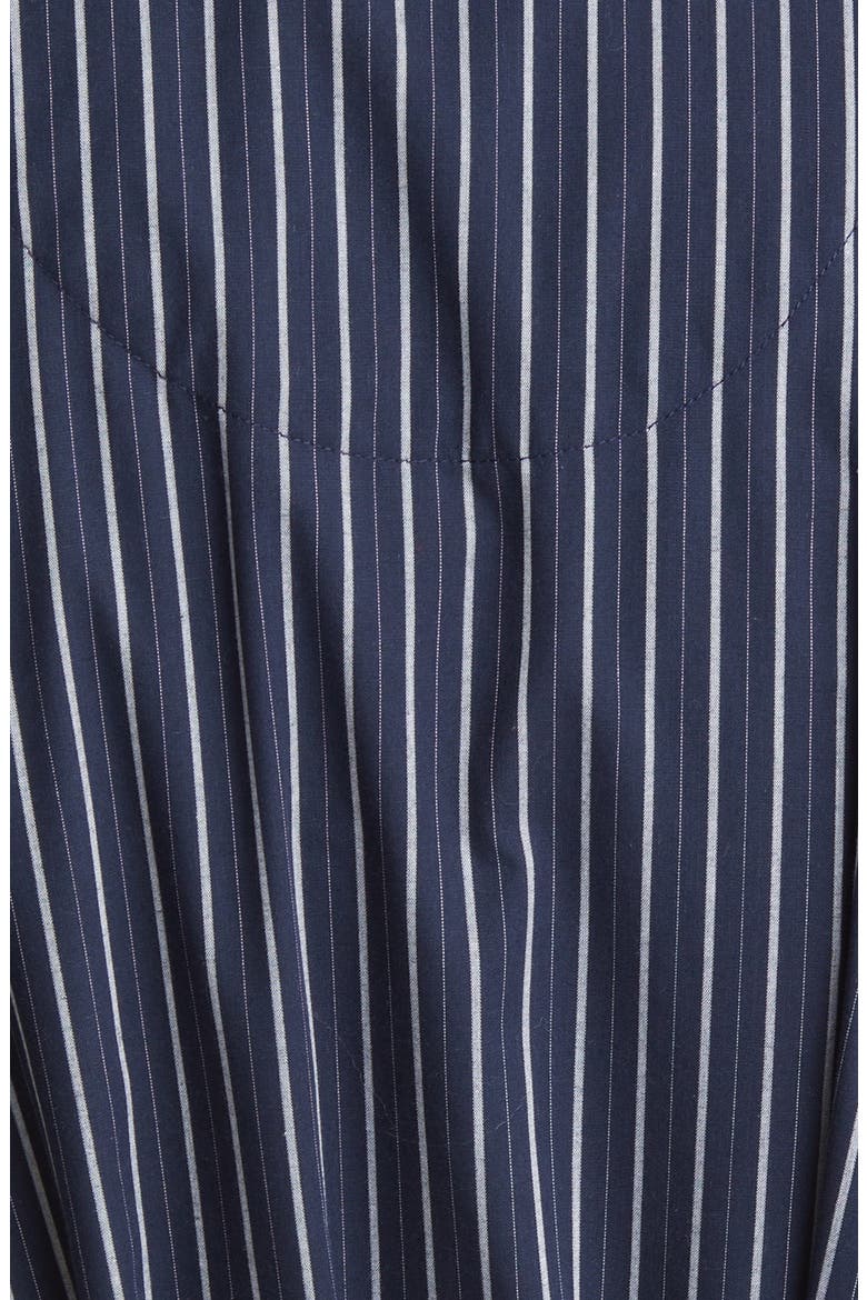 Sunset Blues Stripe Robe, Alternate, color, DARK NAVY