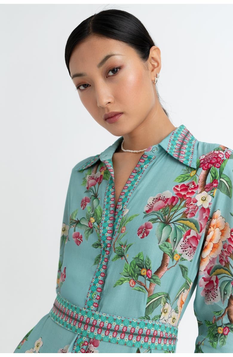 RAISHMA Enola Lilac Dress, Alternate, color, Green