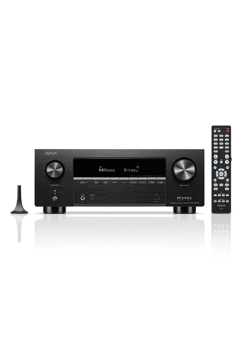 AVR-X3900H 9.4 Channel 8K Home Theater Receiver with Dolby Atmos & HEOS Built-In, Main, color, Black