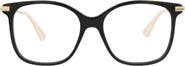 Gucci 52mm Square Optical Glasses