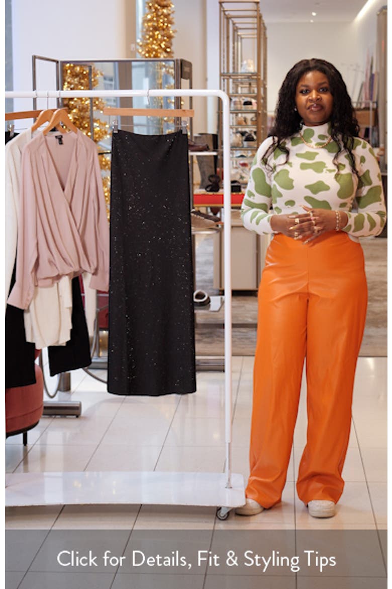 Tegan Metal Stud Jersey Maxi Skirt video