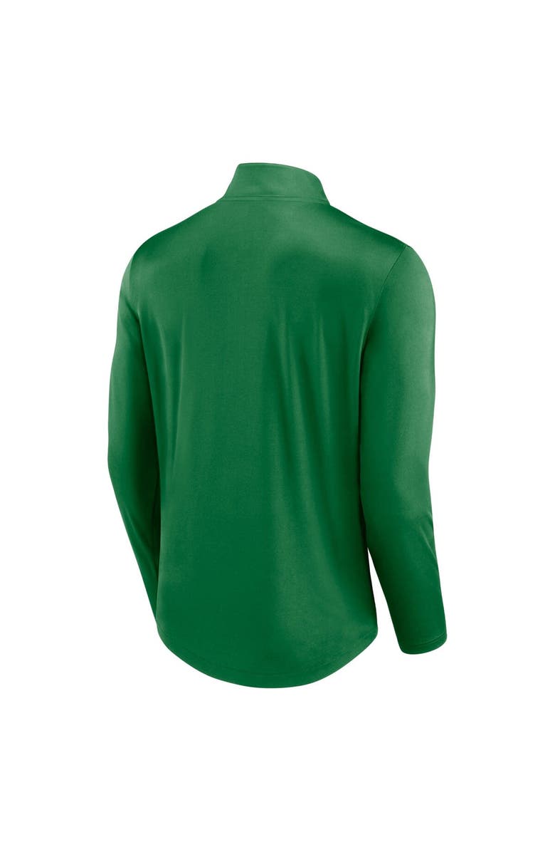 FANATICS Men's Fanatics Branded Green Oregon Ducks Quarterback Mock Neck Quarter-Zip Top, Alternate, color, Green