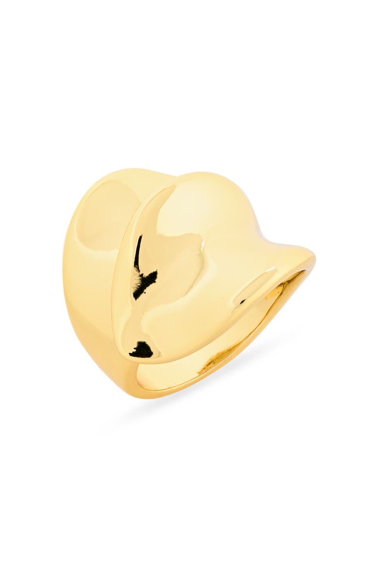 Sculpted Statement Ring, Main, color, GOLD
