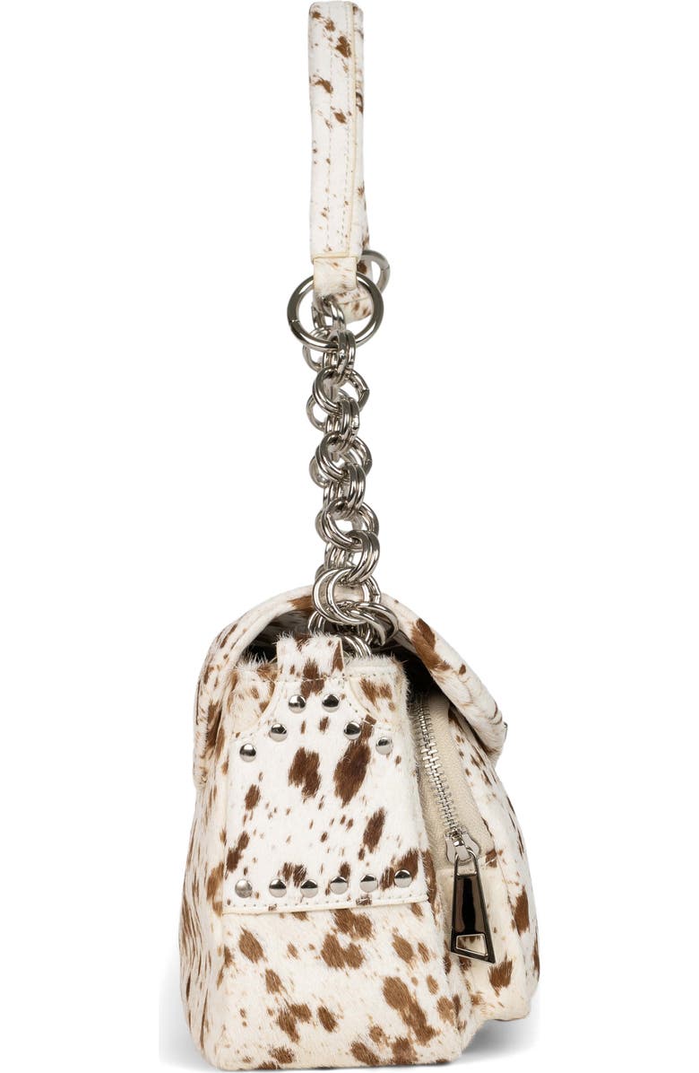 Jeffrey Campbell Night Out Genuin Calf Hair Shoulder Bag, Alternate, color,
