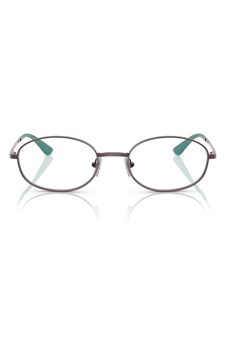 VOGUE 54mm Oval Optical Glasses, Main, color, Violet