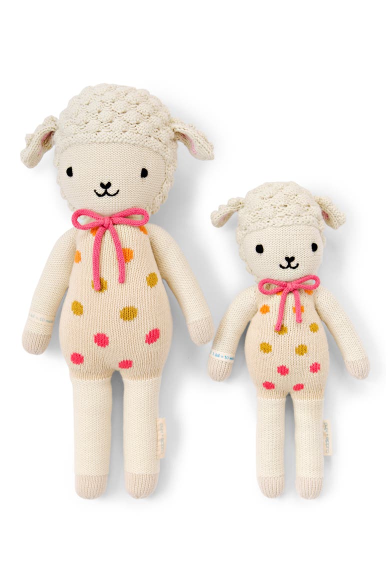 cuddle + kind Lucy the Lamb Stuffed Animal, Main, color, WHITE