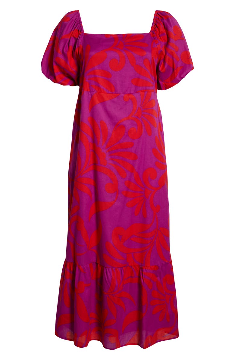 SUGARLIPS Arona Floral Xena Cotton Maxi Dress, Alternate, color,