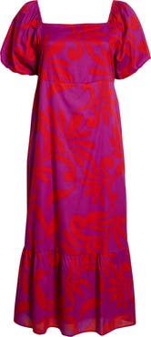 SUGARLIPS Arona Floral Xena Cotton Maxi Dress