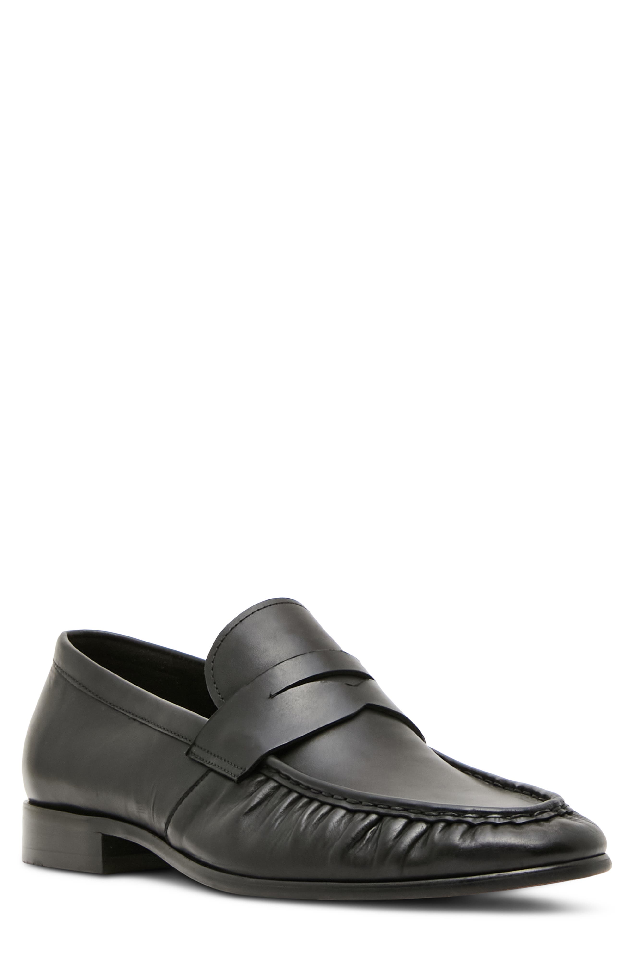 Bucci Penny Loafer, Main, color, BLACK