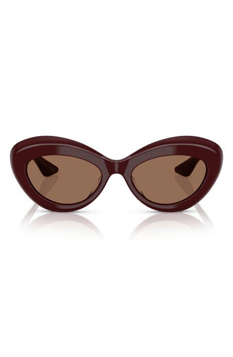 x KHAITE 1968C 53mm Oval Sunglasses