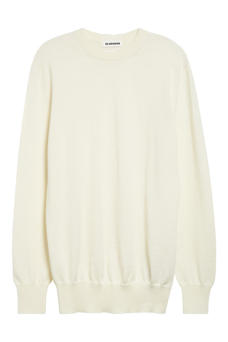 Superfine Merino Wool Sweater, Alternate, color, NATURAL