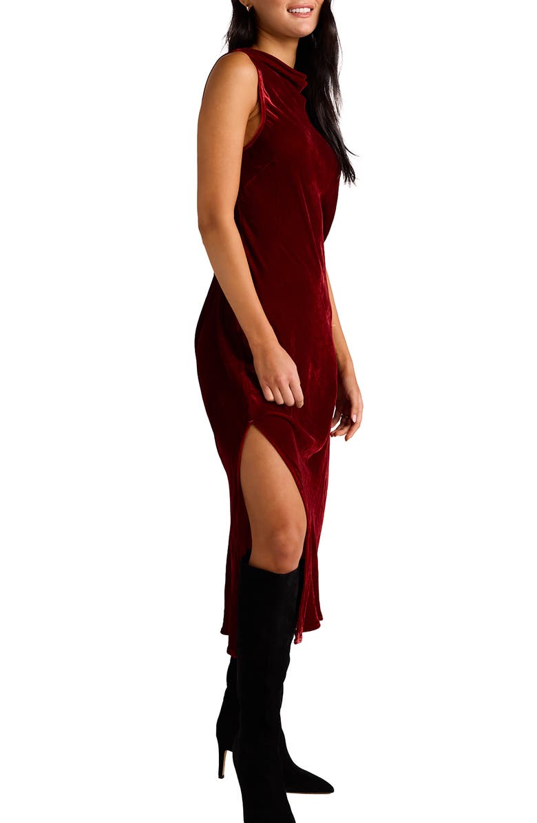 Bella Dahl Sleeveless Velvet Dress, Alternate, color,