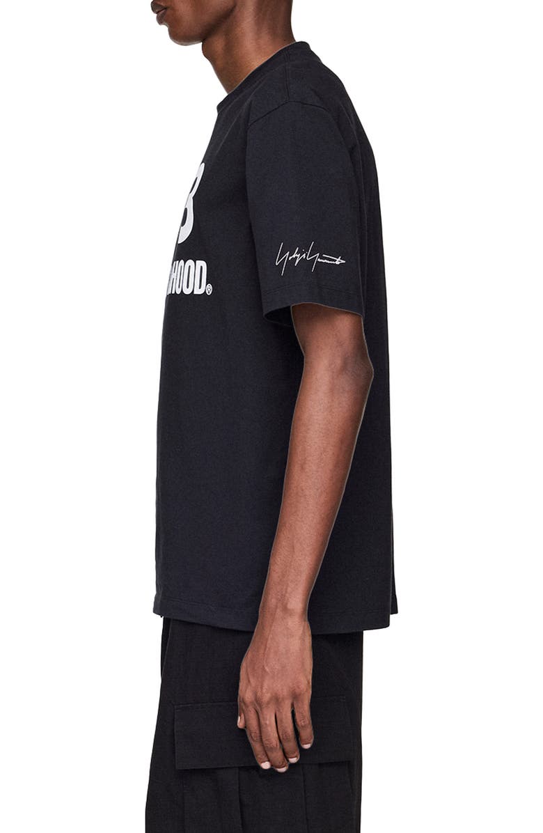 Y-3 x NEIGHBORHOOD Logo Graphic T-Shirt, Alternate, color, Black