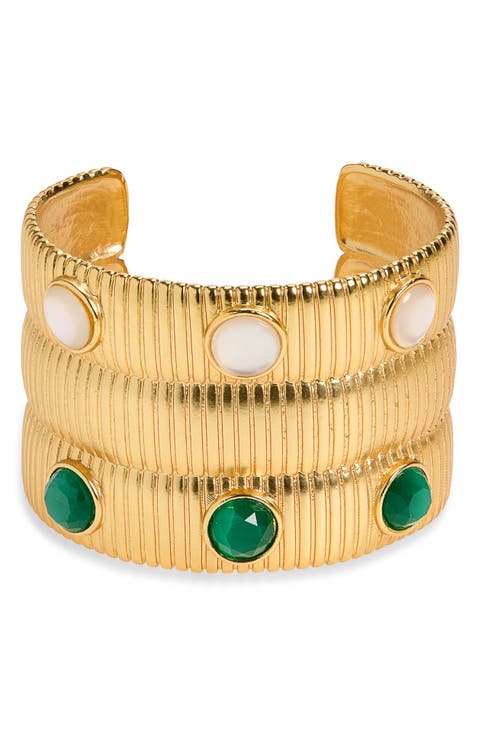 Serpentine Inlay Cuff