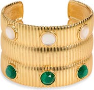 Karine Sultan Serpentine Inlay Cuff