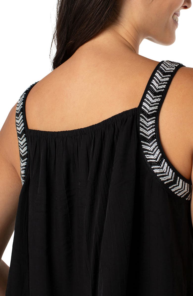 Liverpool Los Angeles Beaded Trim Tank, Alternate, color, 