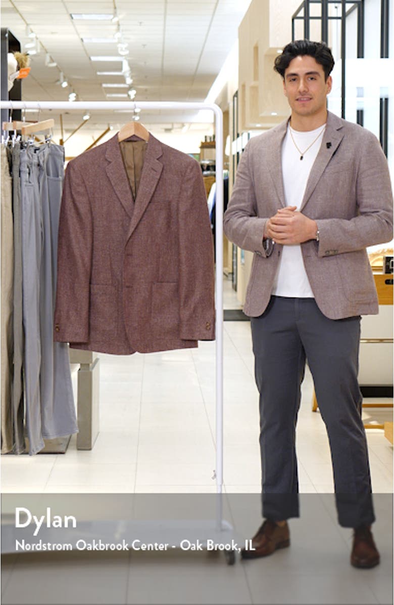 Linen Blend Sport Coat, sales video thumbnail