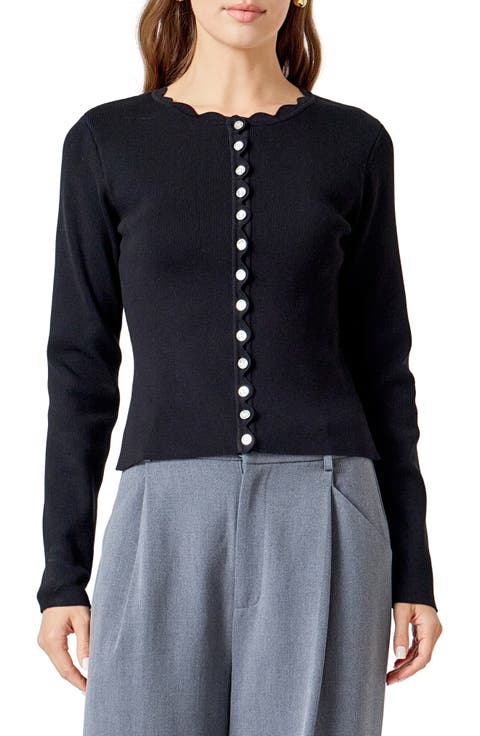 Scalloped Cardigan