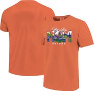 IMAGE ONE Women's Orange Florida Gators Comfort Colors Campus Drawing Mom T-Shirt