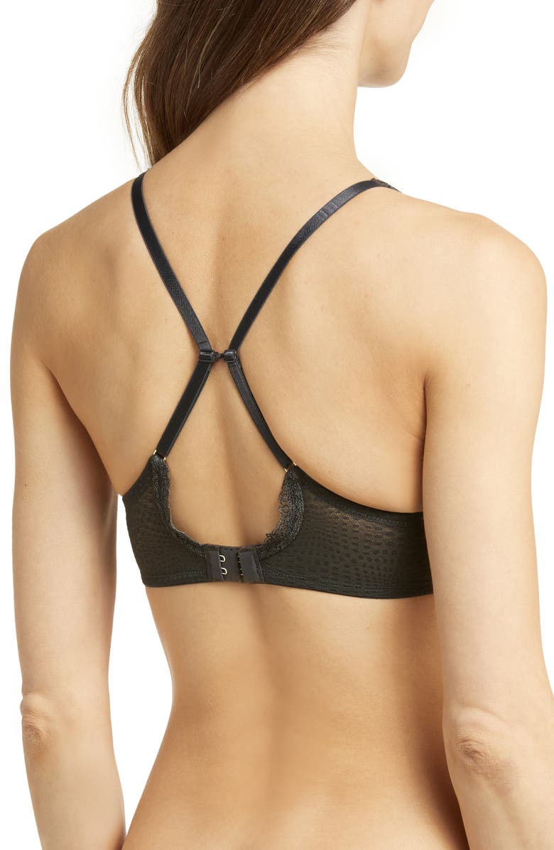 Natori Beyond Underwire Contour Bra, Alternate, color, Coal/ Buff