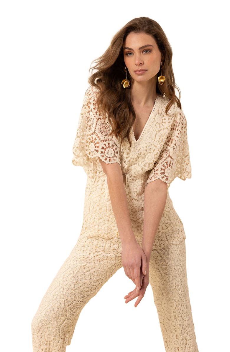 Hale Bob Oakleigh Crochet Top, Alternate, color, 