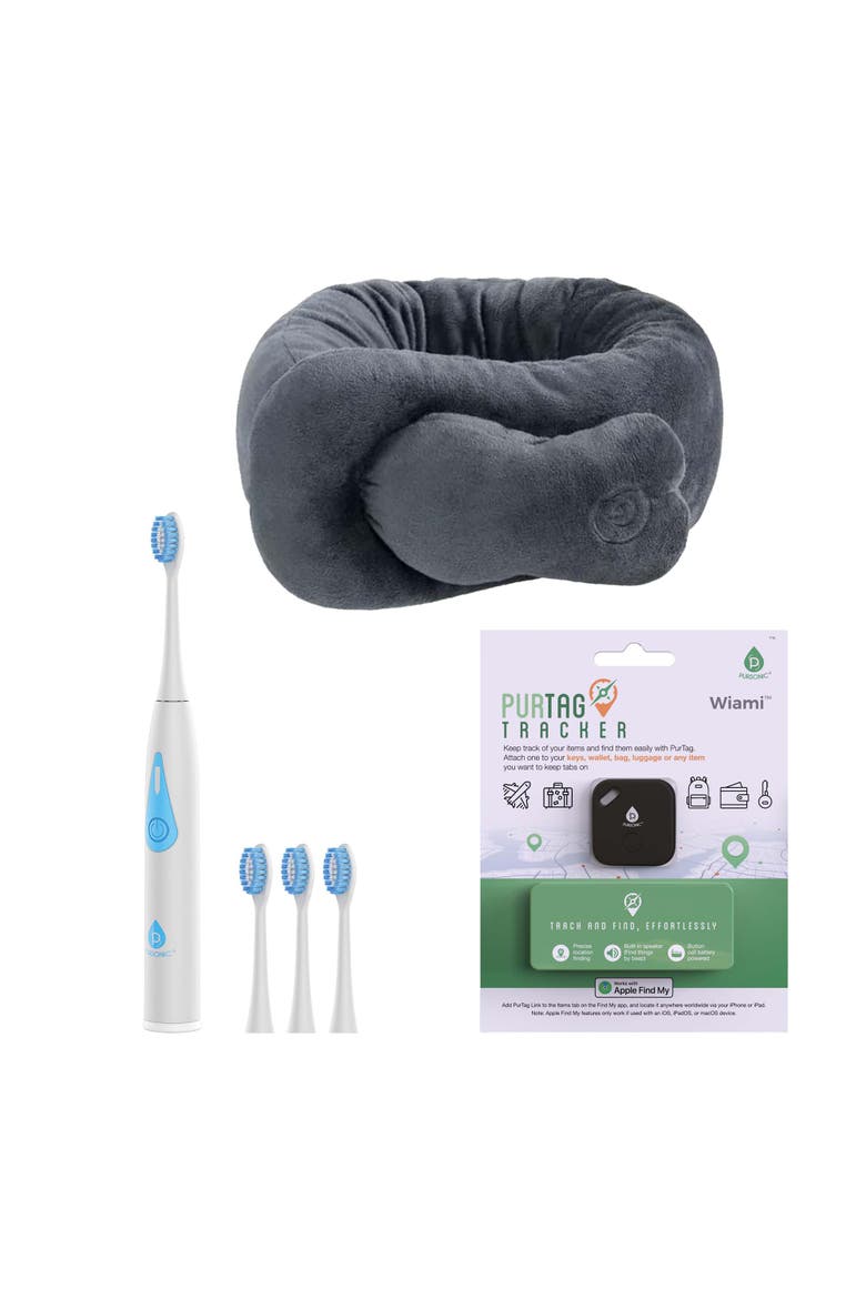 Electric Toothbrush, Purtag & Neck Massager, Main, color, Multicolor