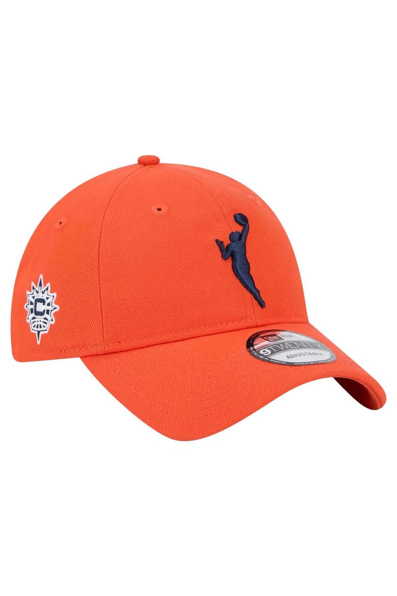 Men's New Era Orange Connecticut Sun 9TWENTY Adjustable Hat, Main, color, Orange